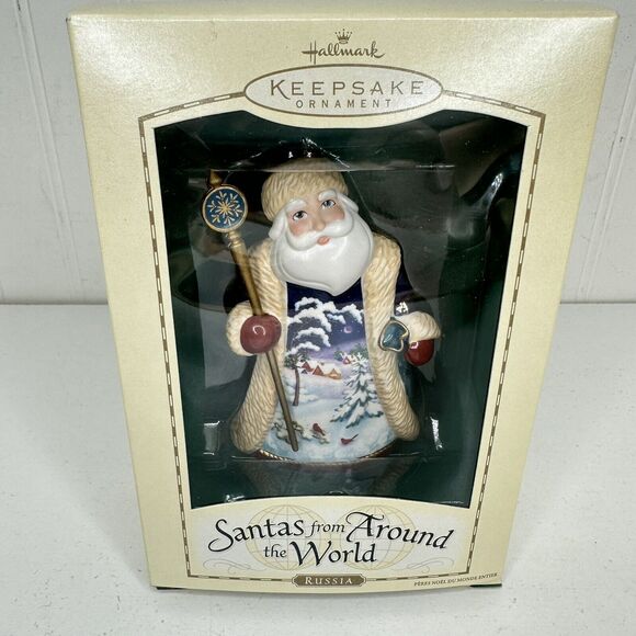 Hallmark Santa's From Around The World Keepsake Ornaments RUSSIA Santa Ornament - Picture 1 of 9